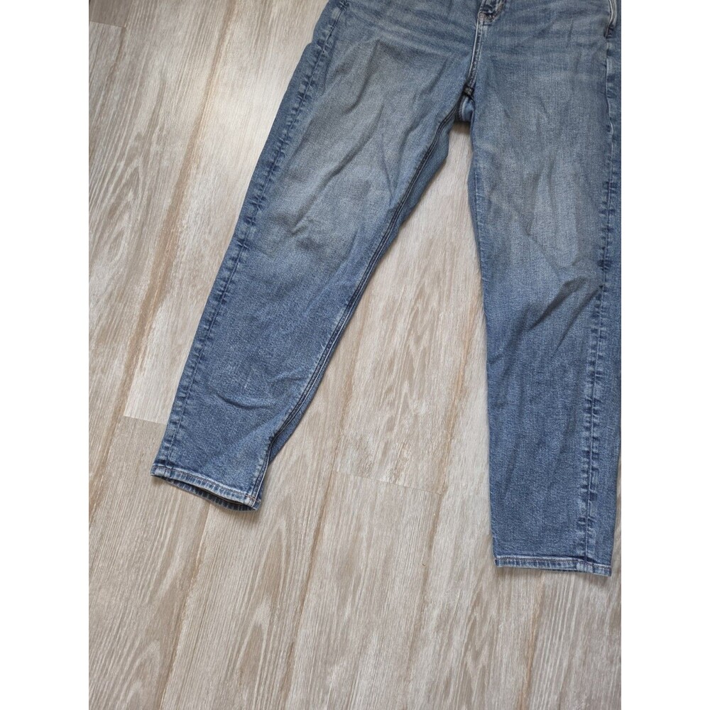 American Eagle Curvy Mom Jeans Womens 4 Regular Medium Wash Stretch High Rise - Picture 3 of 11